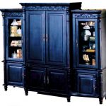 Wooden cabinet Count artificially aged furniture