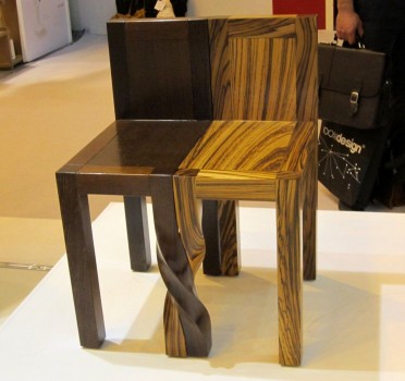 Dřevěná židle s vlastními rukama