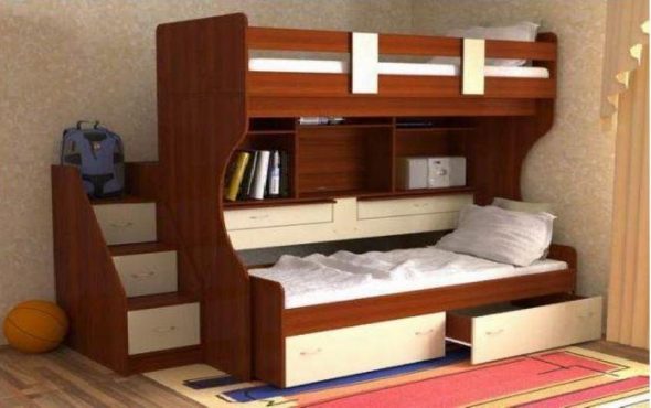 Children's bunk bed Duet-4