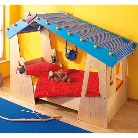 Children's bed house