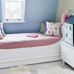 Vaikų lovos mergaičių kambario dizainui
