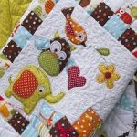 Bebek patchwork yatak örtüsü