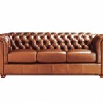 Chester sofa in brown leather