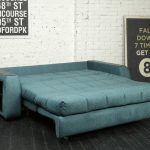 sofa bed na may orthopedic mattress accordion