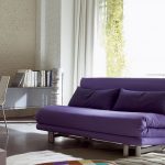 Sofa bed purple