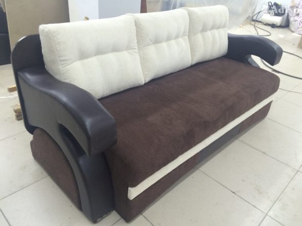 Sofa table transformer 3 in 1 brown