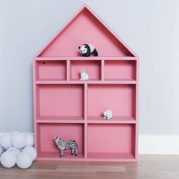 house shelf pink