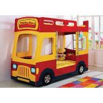 Bunk children's bed-machine Milli Bus