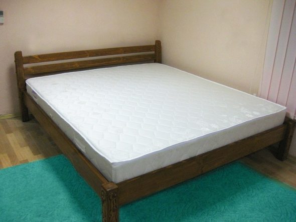 Double mattress on the wide bed