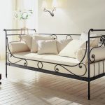 Wrought furniture bed