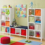 Beautiful furniture for storing toys and children's things.
