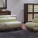 Krevet za fotelju bez naslona za ruke u dizajnu sobe