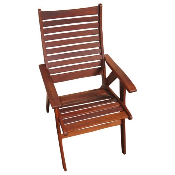 Wooden chair from merbau