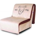 Kolçaksız sandalye yatağı Hello Kitty