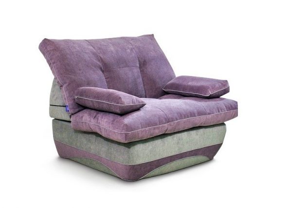 Armchair-bed without armrests photo
