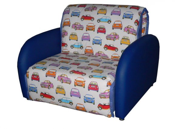 Chair-bed para sa mga bata larawan