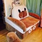 Armchair bed for children in the design