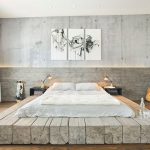 bed wooden design photo