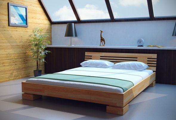 modern style bed