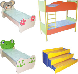 Children's beds for kindergarten
