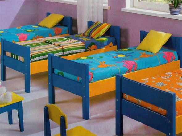 Łóżka przedszkolne