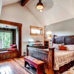 solid wood bed country