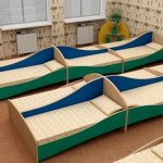 Furniture for kindergarten beds