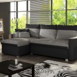 Малък ъглов диван със сгъваем механизъм за ежедневна употреба