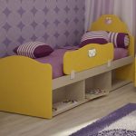 children's bed for a girl