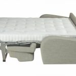 Straight sofa bed with orthopedic mattress