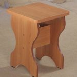 Assembling stools from chipboard do-it-yourself