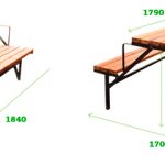 Foldable bench material
