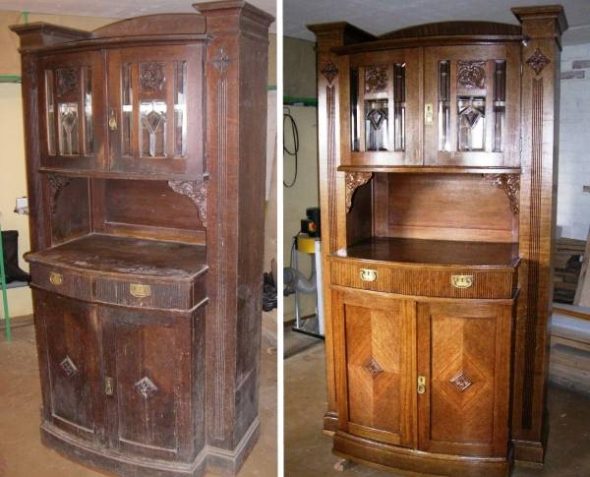 Soviet chest of drawers - DIY restoration with varnish