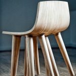 Nowoczesne drewniane krzesła