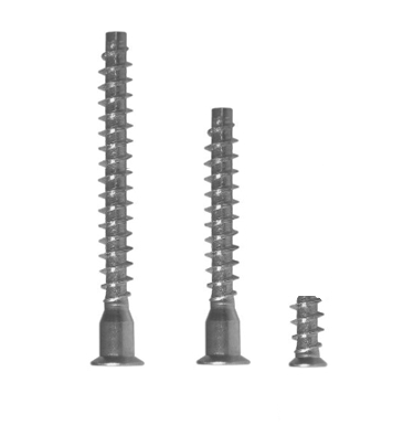 Standard sizes of euro screws