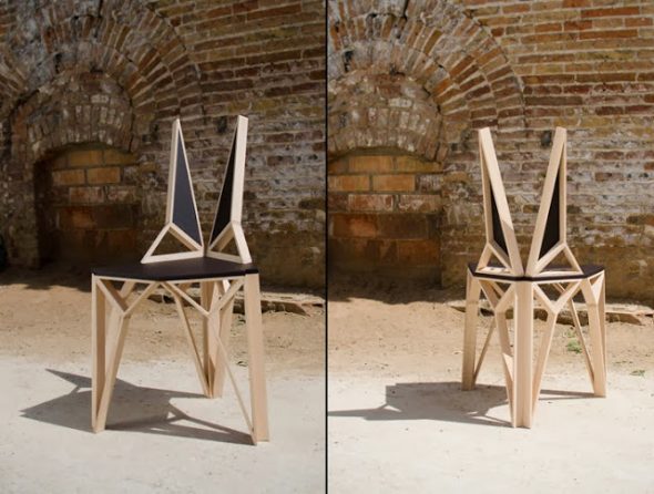 Tree chair with ten legs