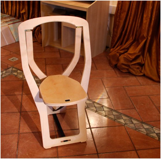 Krzesło ze sklejki ogrodowej