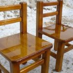 Krzesło zrób to sam z drewna do domu