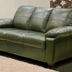 zielona sofa trzyosobowa