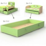 Pull-out bed niche Bs-13-2