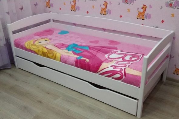 kızlar için çocuk yatakları