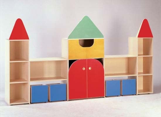 children's shelving with their own hands-lock