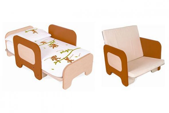 child seat bed with sides