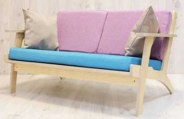 plywood sofa