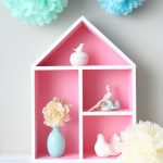 pink house shelf