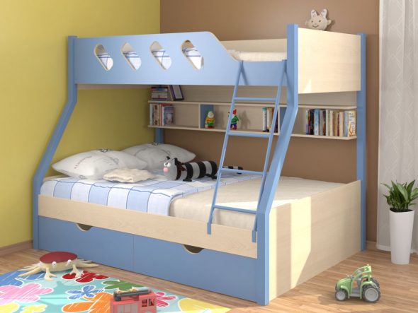 comfortable bunk bed