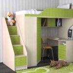 bunk bed table