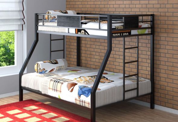 iron bed bed