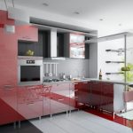 glossy kitchen design