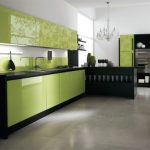 yeşil mutfak tasarımı